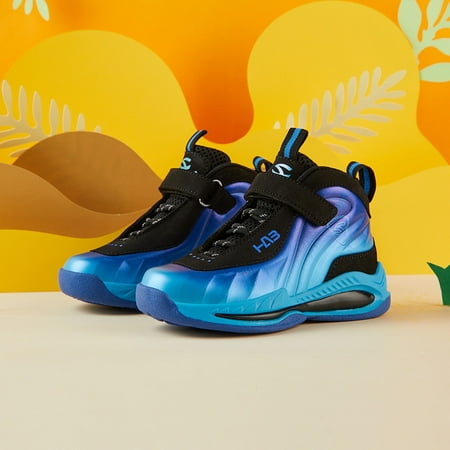 

Kids Boys Lightweight Breathable Sneakers With Non-slip Soles Running Shoes Basketball Shoes