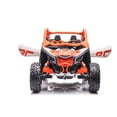thumbnail image 5 of Montable Eléctrico Para Niños AEIOU Can-Am KDCA001 Naranja, 5 of 5
