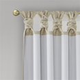 thumbnail image 5 of Pemberly Row Polyester Faux Silk Twisted Tab Panel in Champagne Gold, 5 of 11