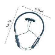 Lzobxe Bluetooth Headphones Neckband Bluetooth Headphones,HD Stereo Wireless Sports Earphones,Around Neck Bluetooth Headphones Noise Cancelling Mic,Magnetic Attraction on Clearance