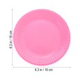 thumbnail image 4 of Guyelim Paper Plates 50 Pcs Classic Assorted Color Round All Occasion Disposable Paper Dinner Plates Birthday Party Supplies, 4 of 10
