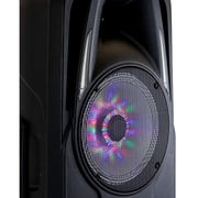 beFree Sound Double 10 Inch Subwoofer Portable Bluetooth Party PA Speaker