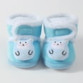 thumbnail image 2 of Siilsaa Baby Sneakers Baby Shoes Autumn And Winter Soft Sole Toddler Shoes Boys And Girls Cotton Shoes Toddler Shoes Blue,0-6 Months, 2 of 5