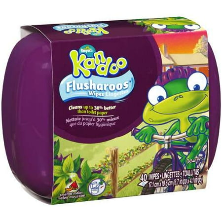 Pampers Kandoo: Smellin' Melon Flusharoos Wipes, 40 ct