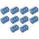 thumbnail image 2 of 10 Piezas KF301 PCB Montaje Tornillo Bloque Terminales Conector Paso 5 0 Mm (3P Azul), 2 of 2