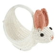 thumbnail image 6 of PTOOTP Woven Bunny Basket White Plastic for Storage Adorable Design, 6 of 8