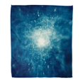 thumbnail image 1 of POGLIP Throw Blanket Warm Cozy Print Flannel Blue Flare Abstract Blurry Explosion Particle Effect Light Flash Blast Lens Comfortable Soft for Bed Sofa and Couch 50x60 Inches, 1 of 1