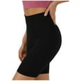 thumbnail image 1 of Shorts de Yoga Taille Haute pour Femmes en Polyester Extensible pour Entraînement et Course, 1 of 6