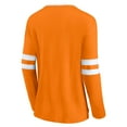 thumbnail image 3 of Women's-Fanatics  Tennessee Orange Tennessee Volunteers Block Party Script Lace-Up V-Neck Long Sleeve T-Shirt, 3 of 3