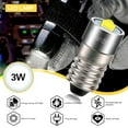 thumbnail image 3 of Ruiandsion E10 Mini LED Bulb,6-30V Wide Voltage 12V 3W 300LM 6500K White for Portable Work Light Solar Light Camping Light,pack-4, 3 of 10