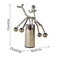 thumbnail image 3 of PPgejGEK Easter Basket Stuffers for Teens Newtons Steel Bike Physics Science Development Educational Desk Toy Gift Holiday Savings Stocking Stuffers for Kids, 3 of 3