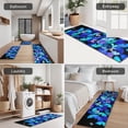 thumbnail image 5 of Butterfly Blue Purple Wing Pattern Kitchen Rugs Sets Of 3,Kitchen Runner Rugs Non Skid Washable,Decorative Kitchen Floor Mats for Kitchen,Sink,Laundry,17"x30"+ 17"x47" + 17"x59", 5 of 6