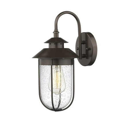 Isidro 14.37   H Glass Outdoor Wall Lantern