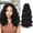 1B, variant on 8 Packs Short Weave Crochet Hair 12 inch Pre-looped Black Smooth Goddess Crochet Braids Synthetic Boho Hair Extensions For Women 1B