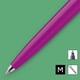 thumbnail image 3 of Bolígrafo Parker Jotter Originals, acabado magenta clásico, punta mediana, tinta negra, 1 unidad Parker Unisex, 3 of 6