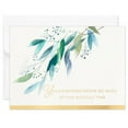 Hallmark Funeral Thank You Cards Assortment, Watercolor Flowers (50