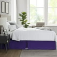 thumbnail image 4 of SGI Bedding 18 Inch Pleated Bed Skirt | Microfiber Bed Skirt | Fade Resistant, Wrinkle Free, Anti-static, Decorative, Extra Storage Space, Clutter-Free | King, Purple, 4 of 8