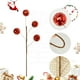 thumbnail image 4 of Adorno de espejo de lentejuelas de bola de Navidad | Decoración festiva de vacaciones | Rama de espuma plástica | 40cm | Rojo Oro Plata Verde Rosa | Decoración de arreglo versátil | 1 Pieza | Adorno, 4 of 7