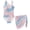 Pink Blue Gold Mermaid Scale Print, variant on SEANATIVE Girls One Piece Swimsuit with Mesh Cover Up Skirt Cut Out Back Design 2 in 1 Bathing Suit for Beach Party Hotel Pool, Size 7-8 Years, Black Cat Butterfly Galaxy Violet