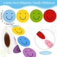 thumbnail image 2 of Pegatina Outus Face Smile de 2,5 cm para niños, 3000 unidades, 2 of 7