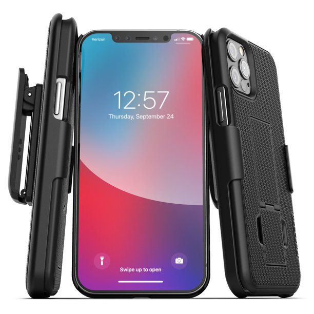 Encased Apple iPhone 12 Pro Max Belt Clip Case (2020 DuraClip) Slim