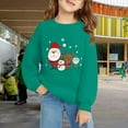 thumbnail image 2 of RIJOPUTY Christmas Sweat Shirts Teen Long Sleeve Tops Pink Top Girls Tshirt 2t Boy Clothes Boys Clothes Size 6-7 Girl Clothes 18-24 Months Girl 2t, 2 of 6