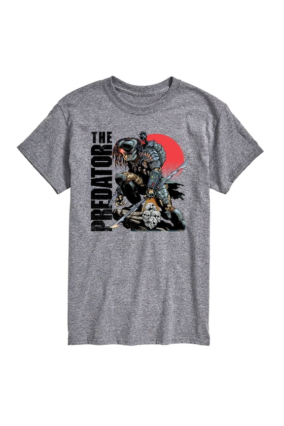 - Predator Logo - Men's Short Sleeve Graphic T-Shirt