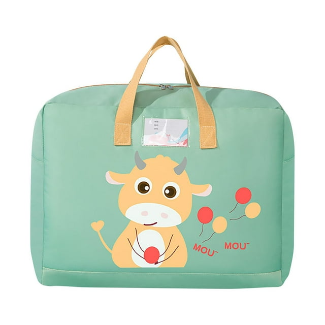 Pompotops Sac de Rangement pour Couette Grande Capacité Sac Fourre-Tout Dessin Animé Sac de Déménagement Sac de Rangement en Solde