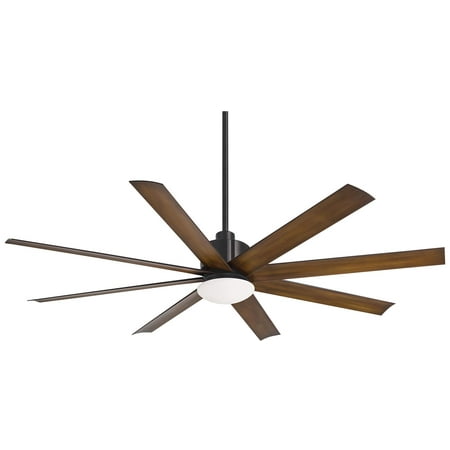 

65 Minka Aire Slipstream Coal Wet Rated Large Ceiling Fan with Remote
