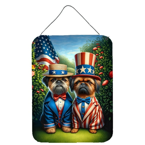 All American Brussels Griffon Wall or Door Hanging Prints 12 in x 16 in