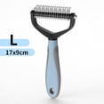 thumbnail image 1 of Pet Hair Removal Comb Cat Dog Brush Hair Grooming ShopWise Round, 1 of 14