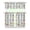White-110, variant on Cottagecore Fungi Kitchen Curtains Set, Rod Pocket Tier and Valance, Aesthetic Fungi Gothic Kitchen Curtains for Dining Rooms