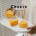 thumbnail image 5 of EGYMEN Cheese-Shaped Aromatherapy Candle, Lemon Scented Decorative Candle, Unique Cheese Design Aromatherapy Tool, Whimsical Lemon Scented Decorative Candle, 5 of 9