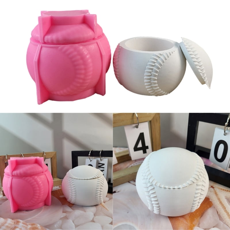 Candle Holders Molds Silicone Texture Candle Base Moulds for Home Decors Project