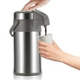 thumbnail image 1 of Jarra térmica para café OJOJ 4L/133 oz con bomba de acero inoxidable, 1 of 7