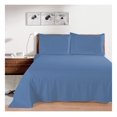 thumbnail image 2 of 3Pcs Flat Sheet Oversized King Plus (120 x 120) 800 Thread Count 100% Egyptian Cotton Luxury Quality Bedding Flat Sheet Medium Blue Solid, 2 of 4