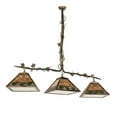 thumbnail image 6 of Meyda 196678 66 in. Maple Leaf 3 Light Island Pendant - Antique Copper & Burnished, 6 of 7