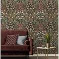 thumbnail image 6 of NextWall Ebony & Red Clay Tulip Garden Peel and Stick Wallpaper, 6 of 12