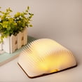 thumbnail image 4 of Portable USB Rechargeable LED Magnetic Foldable Wooden Book Lamp Night Light Desk Lamp for Home Decor, 4 of 9