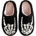 thumbnail image 1 of wonima44 Slippers Fuzzy Memory Foam Retro Indoor Outdoor Home Couple Shoes Womens Mens Fluffy Plush Slippers Animals Cute Cartoon House Slippers Cuddly Warm Shoes Indoor Outdoor Girls, 1 of 1