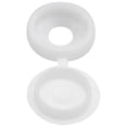 thumbnail image 1 of 200 Pcs Screw Plastic Hinged Screw Head Caps Snap-on Decor (White), 1 of 5