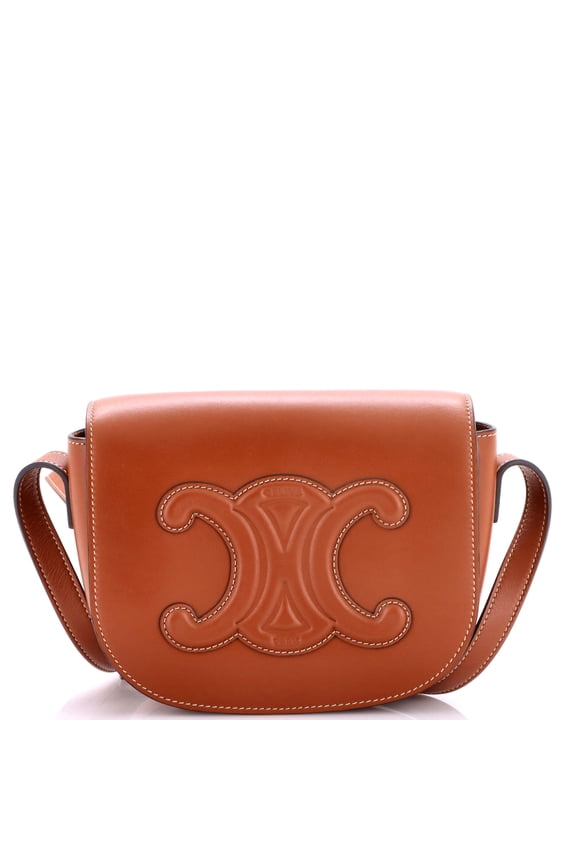 Pre-Owned Cuir Triomphe Folco Bag Leather By Rebag