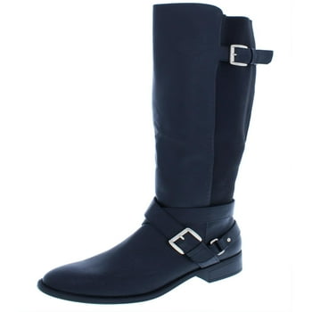 Thalia Sodi Womens Vada Faux Leather Riding Boots Black 5.5 Medium (B,M)