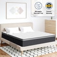 thumbnail image 5 of Dealnight 14" Queen Mattress in a Box with Cooling Gel Memory Foam and Individual Pocket Coils , Firm Hybrid Mattress for Adult and Children, 5 of 11