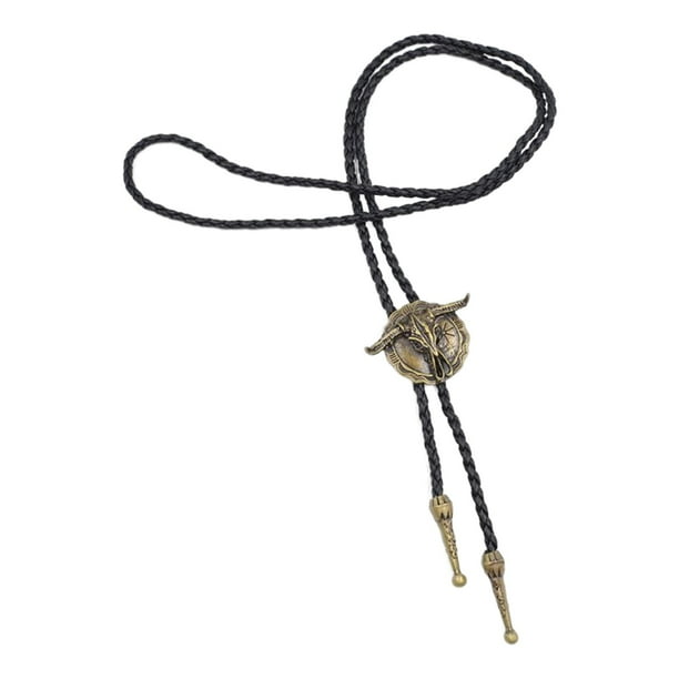 con colgante de vaquero occidental para vacaciones, Navidad, duradera, clásica Bronce jinwen Corbata de bolo