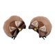 thumbnail image 1 of 2 pinzas para el pelo con orejas de oso, de peluche, para Halloween, anime y cosplay. Marrón, 1 of 9
