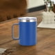 thumbnail image 1 of Taza de Café de Acero Inoxidable 304 con Tapa | Taza Térmica de Viaje con Aislamiento de Doble Pared | Vaso Portátil para Exteriores con Asa Cómoda para Bebidas Frías y Calientes | Resistente a Derra, 1 of 6