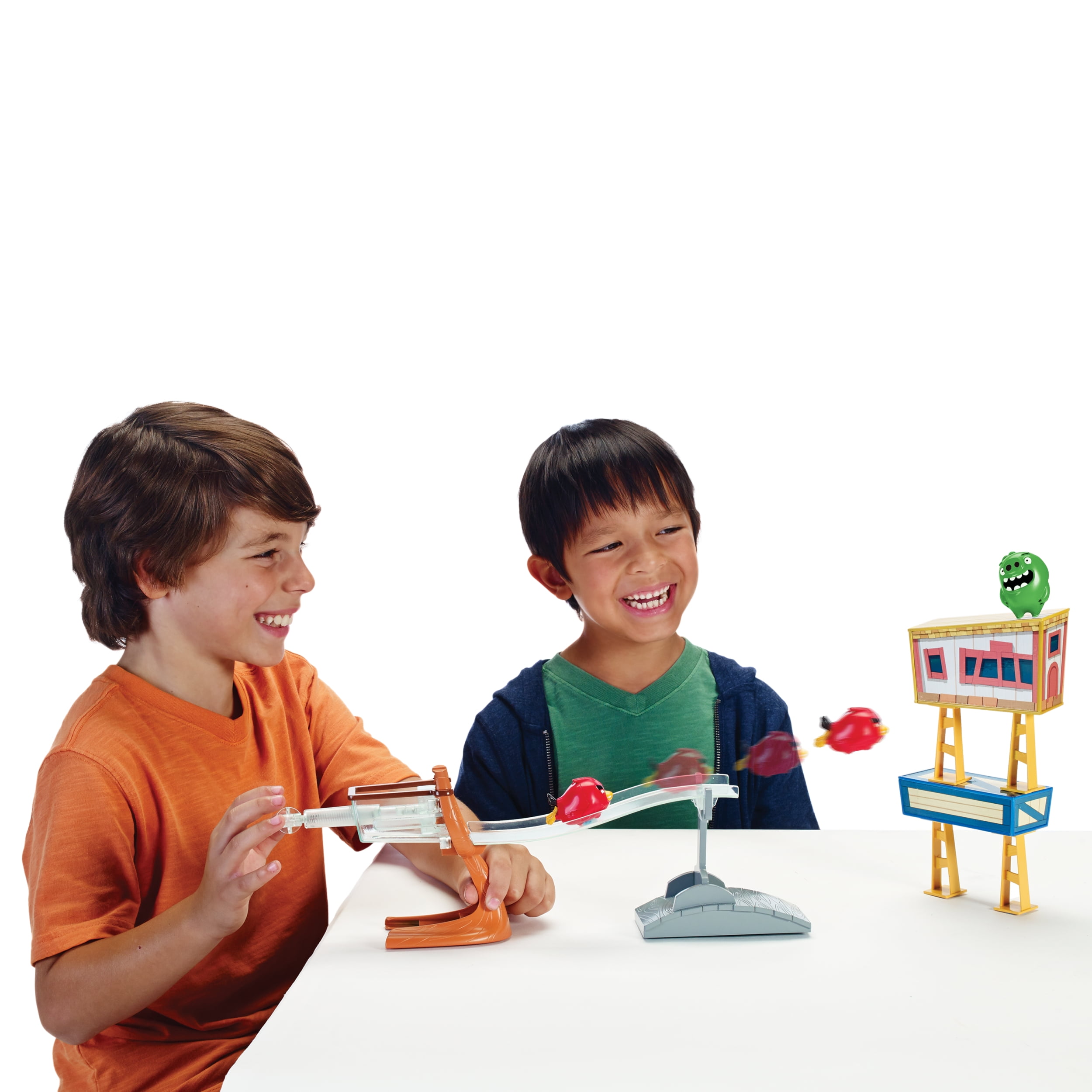 angry birds sling and smash track set