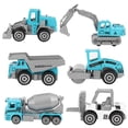 thumbnail image 3 of Modelo de Coche BuyWeek 6 Piezas 1:64 Vehículo de Ingeniería Juguete, 3 of 14