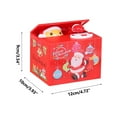 thumbnail image 3 of Grande Économie, Liquidation de Machine Banque HWRETIE, Farce Musicale Père Noël Volant une Pièce de Monnaie, Pot de Rangement pour Pièces, Cadeau de Noël, 3 of 6